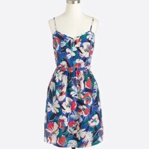 J. Crew Printed Floral Seaside Cami Tank Dress Size 6